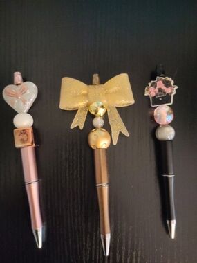 Decorative Gold Bow Ballpoint Pen - Home Office